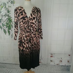 Jennifer Lopez Animal Print Dress